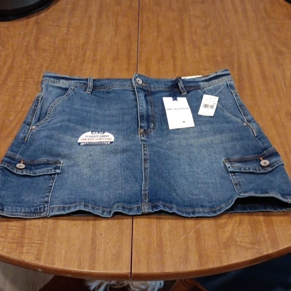 Wallflower jeans skirt size 13